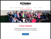 Tablet Screenshot of fitsoldiers.com